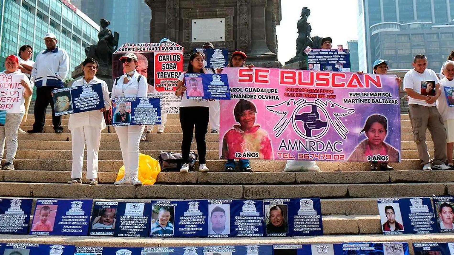 protesta niños desaparecidos